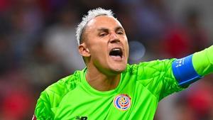 Keylor Navas, durante un partido con Costa Rica