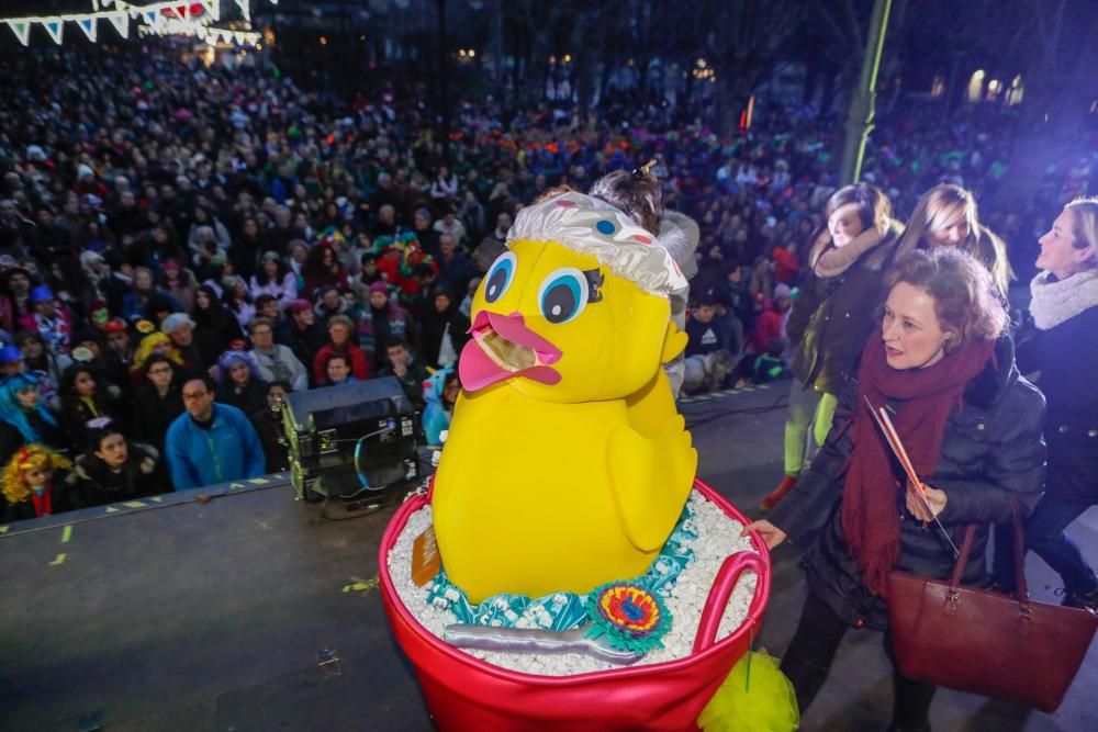 Carnaval en Gijón 2018: entrega de premios a los mejores disfraces.