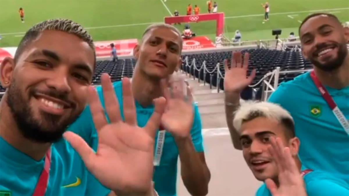 Los jugadores de Brasil se burlaron de Argentina