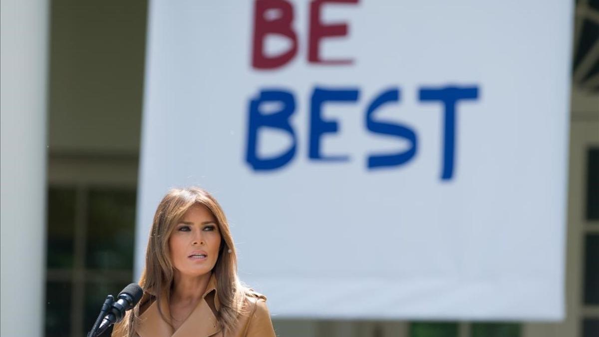 La primera dama de EEUU, Melania Trump.