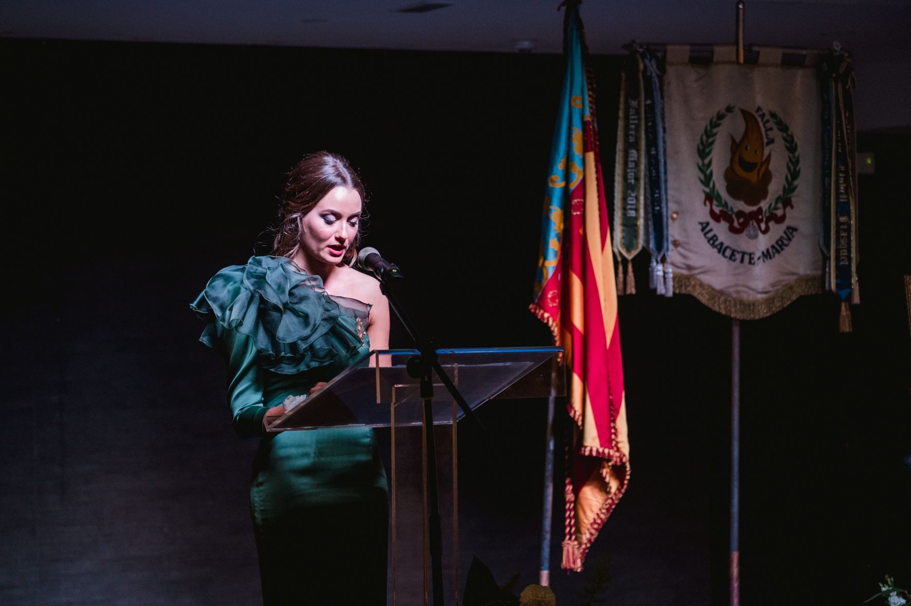 Homenaje a la dos veces fallera mayor de València, Consuelo Llobell