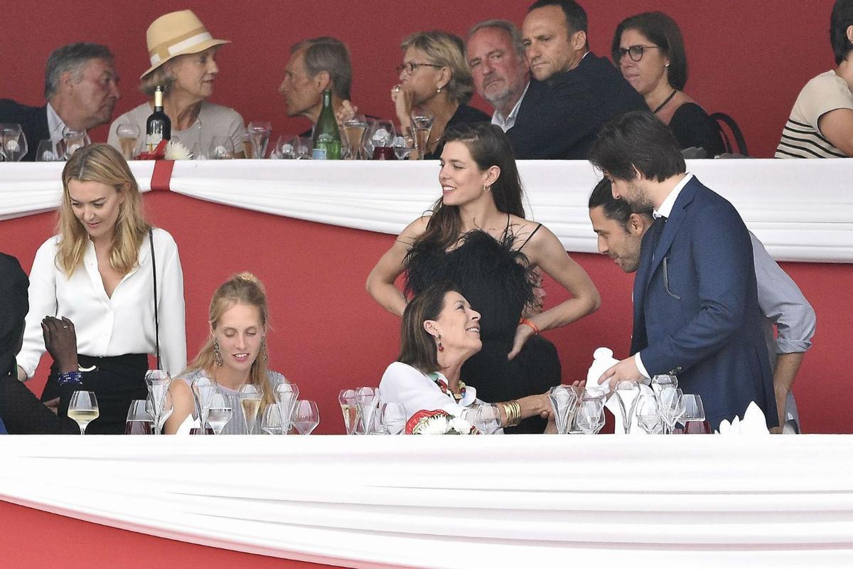 Marta Ortega y Carlos Torretta en el Gran Premio de Montecarlo