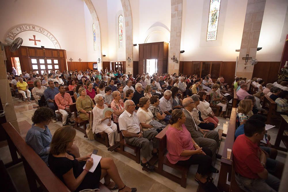 Homenaje al exobispo de Ibiza Javier Salinas en Santa Creu