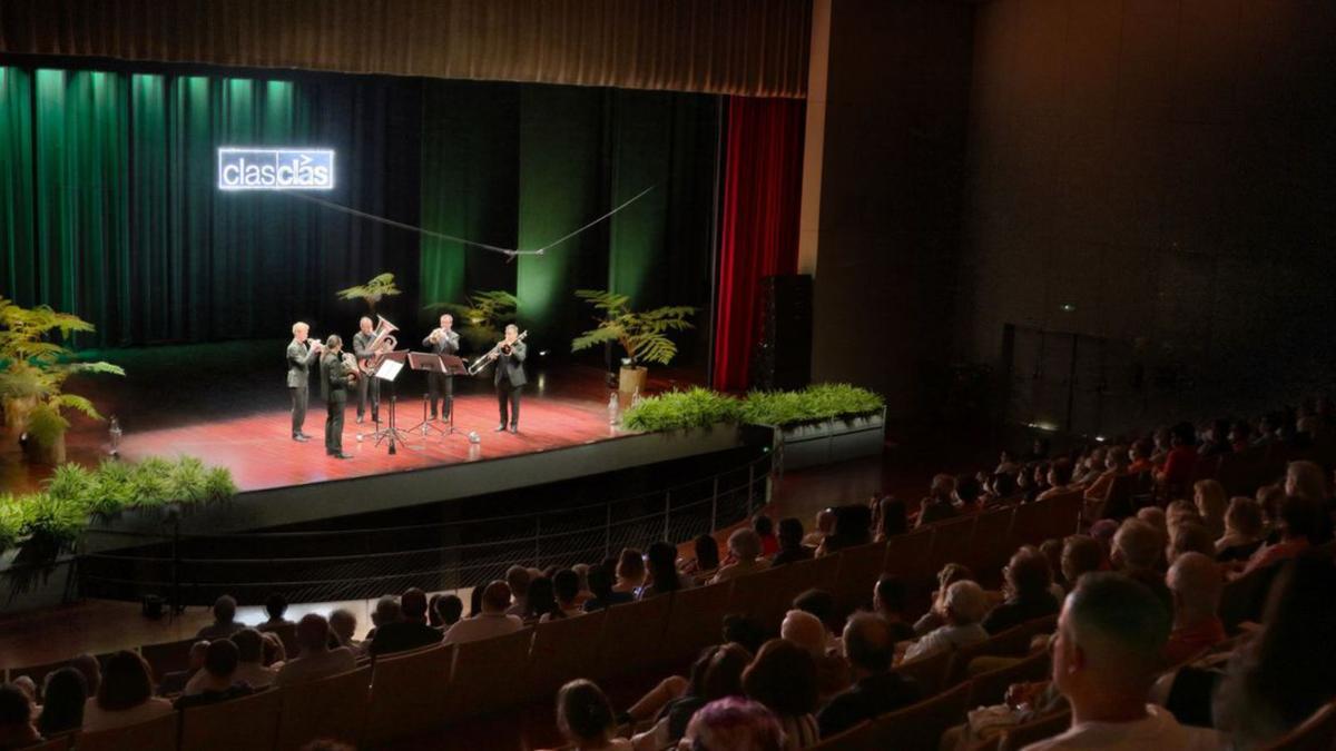 Los metales de Geneva Brass ponen el cierre al Festival Internacional Clasclás