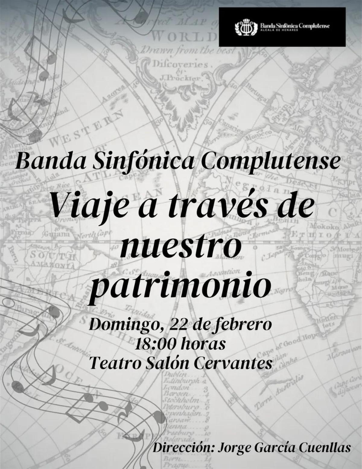 Cartel concierto 'Viaje a través de nuestro patrimonio'