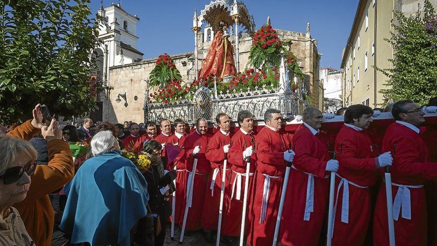 Recorrido corto para la procesión de la patrona de Mérida Santa Eulalia