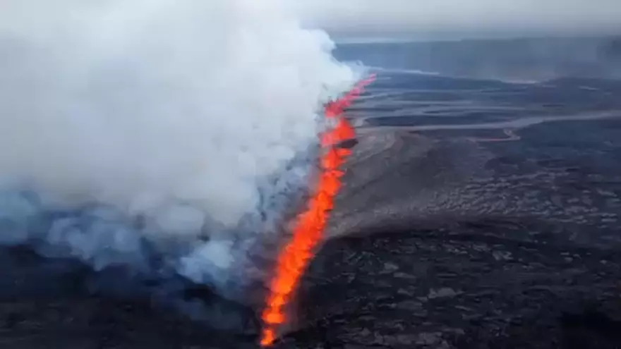 Entra en erupción un volcán en Islandia por duodécima vez en los últimos cinco años