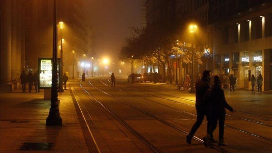 La niebla dificulta el tráfico en la provincia de Zaragoza y en Peñalba