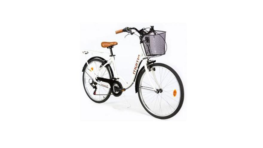 Bicicleta de paseo clásica, de Moma Bikes con cambio shimano.