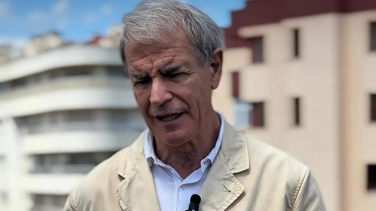 Rafael García Lozano, en Can Ventosa en su último día como arquitecto municipal.