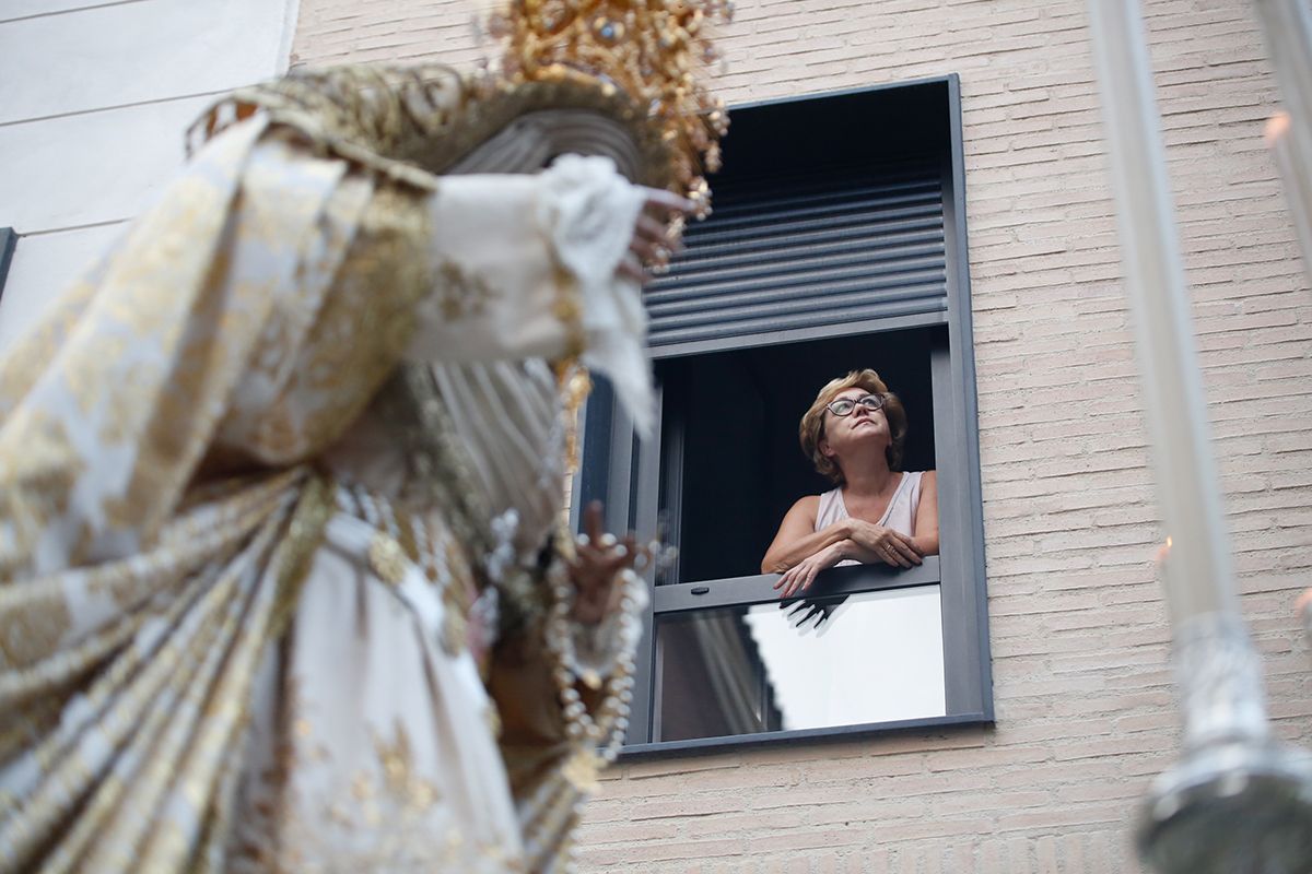 La Virgen de la Estrella, es la primera procesión que sale en Córdoba desde el inicio de la pandemia