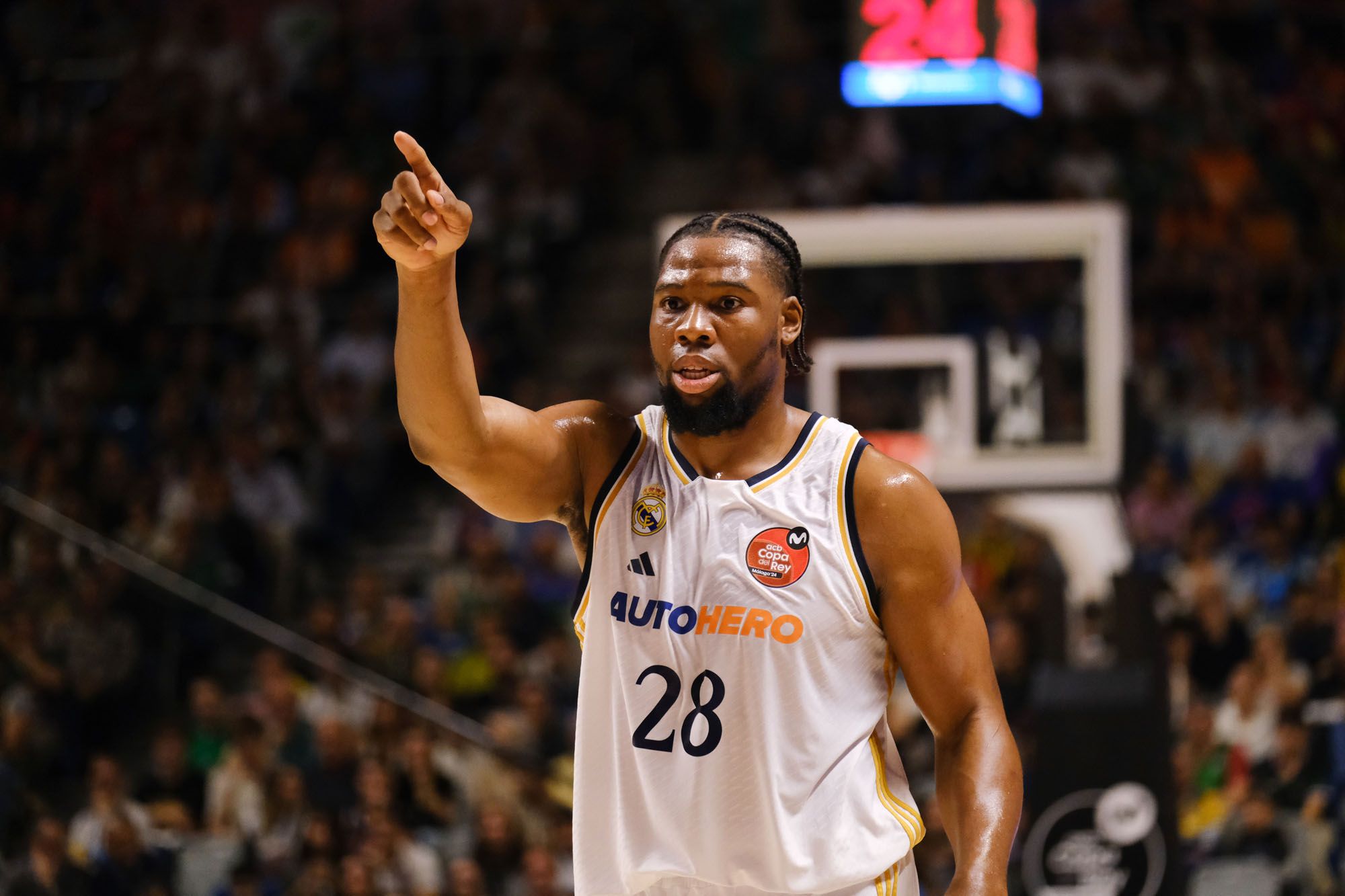 Real Madrid - Valencia Basket, semifinal de la Copa del Rey de 2024.