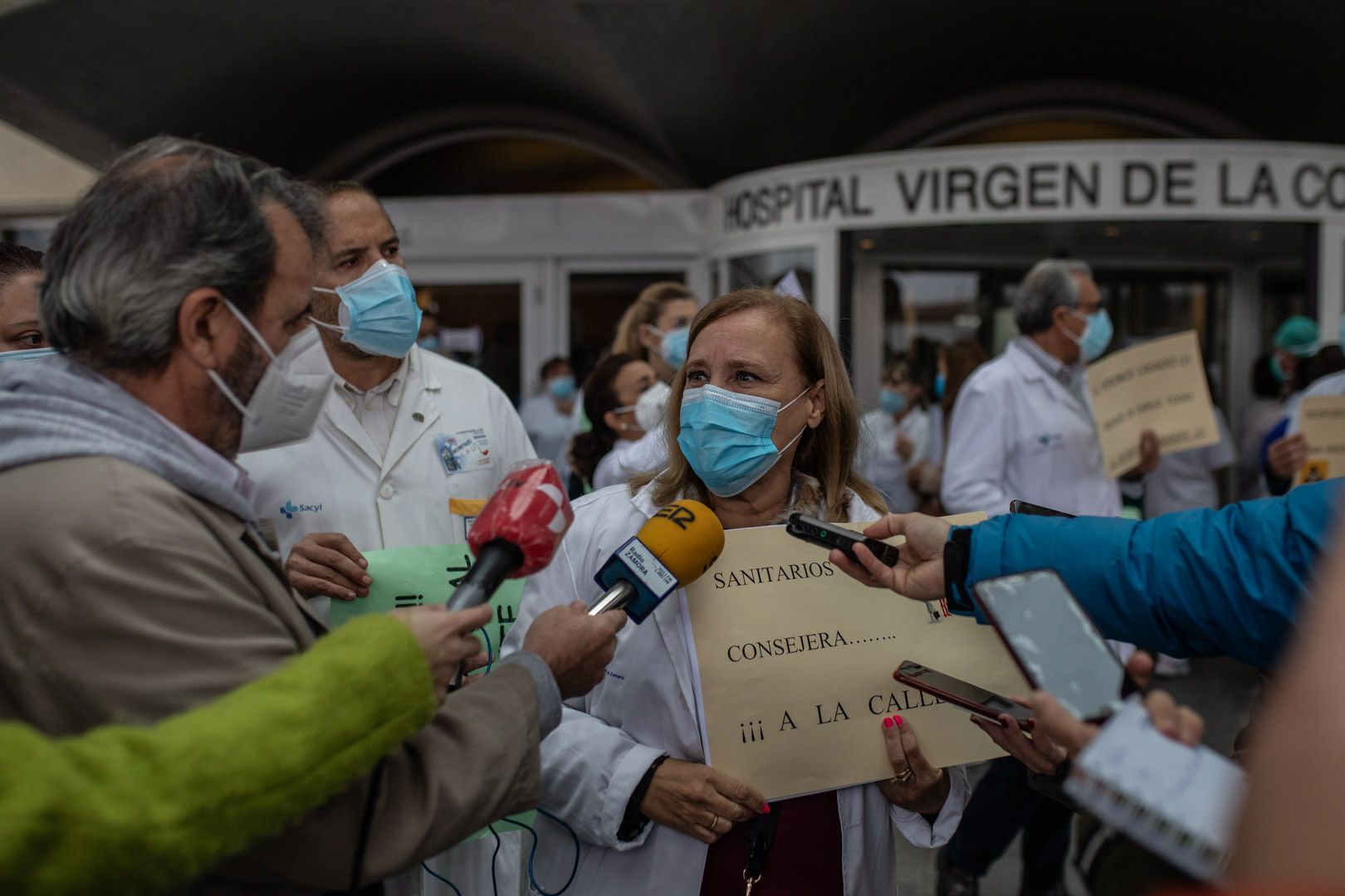 La concentración de médicos en imágenes