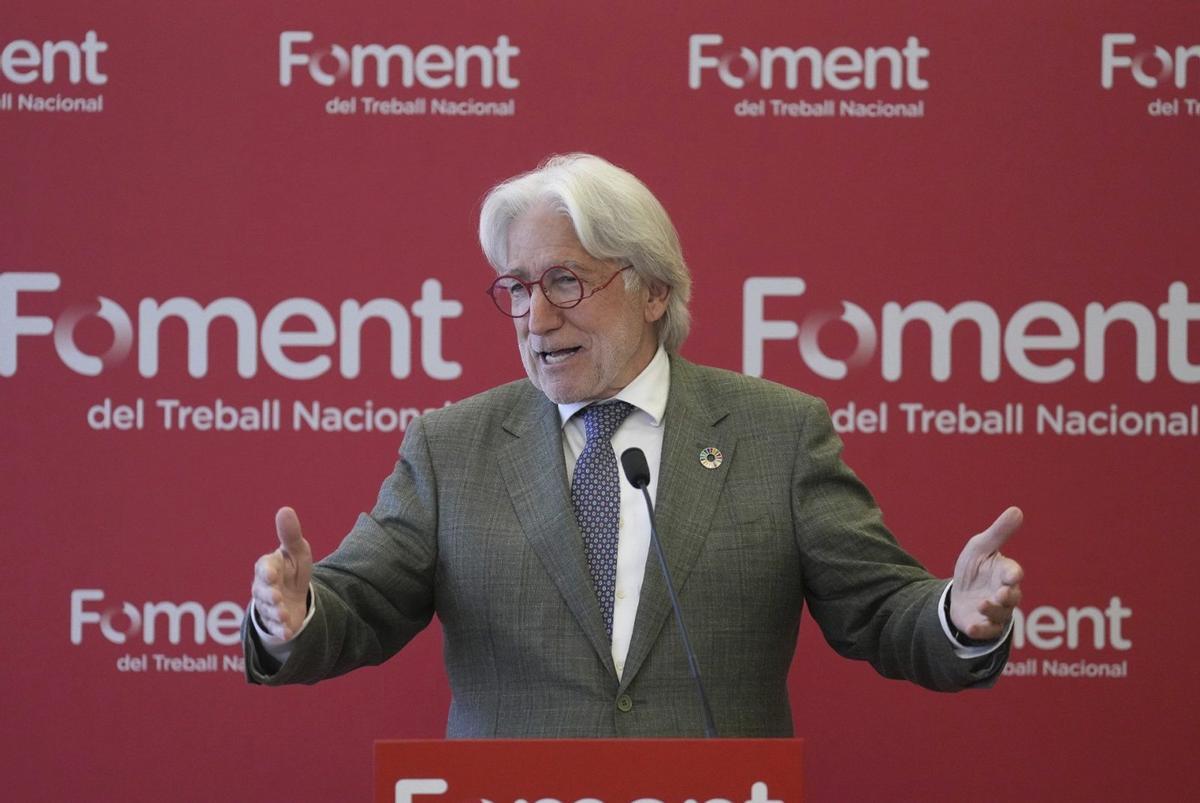 Sánchez Llibre es postula per continuar presidint Foment fins a l’any 2030
