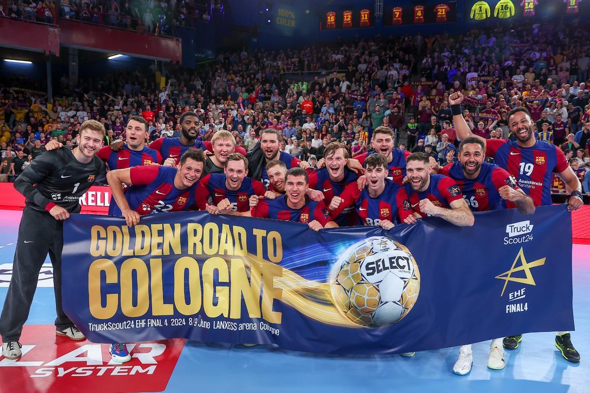 FC Barcelona - PSG, la vuelta de cuartos de final de la EHF Champions League, en imágenes