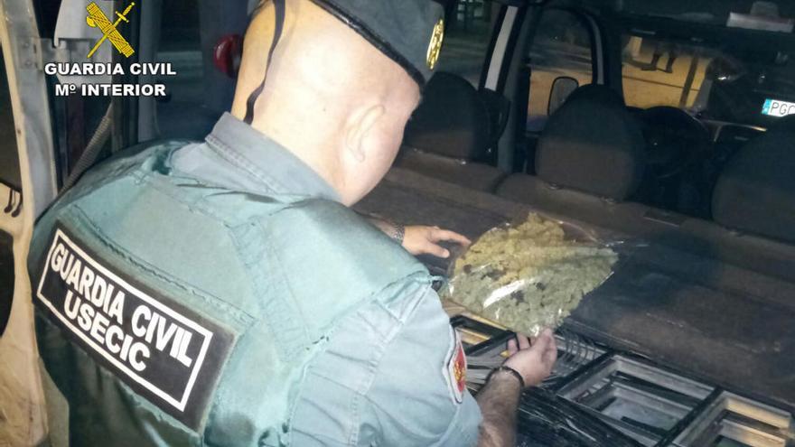 La droga incautada en la operación