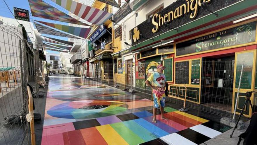 Sant Antoni prevé que el mural de Okuda pueda inaugurarse en dos semanas