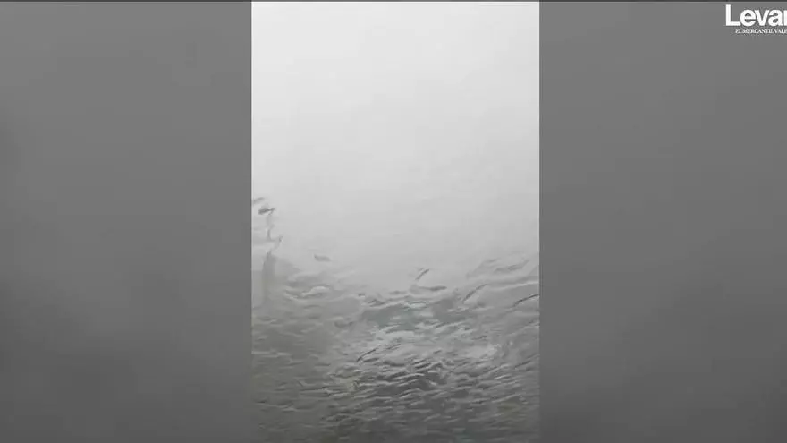 Tormenta intensa en Alzira