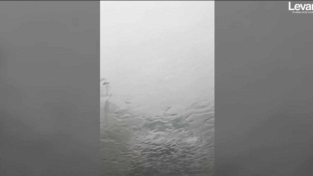 Tormenta intensa en Alzira