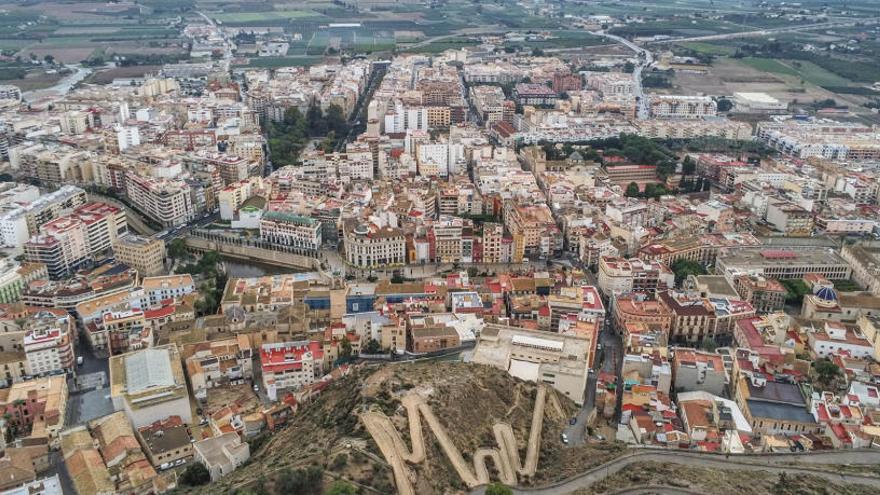 Vista área de Orihuela en una fotografía de archivo.