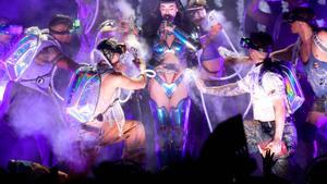 Katy Perry actúa en elt Bridgestone Arena, el 19 de agosto, en Nashville (Tennessee).