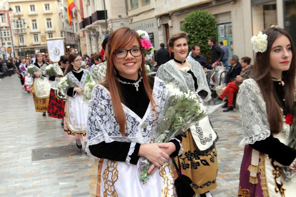 Ofrenda floral a la Virgen de la Caridad de Cartagena