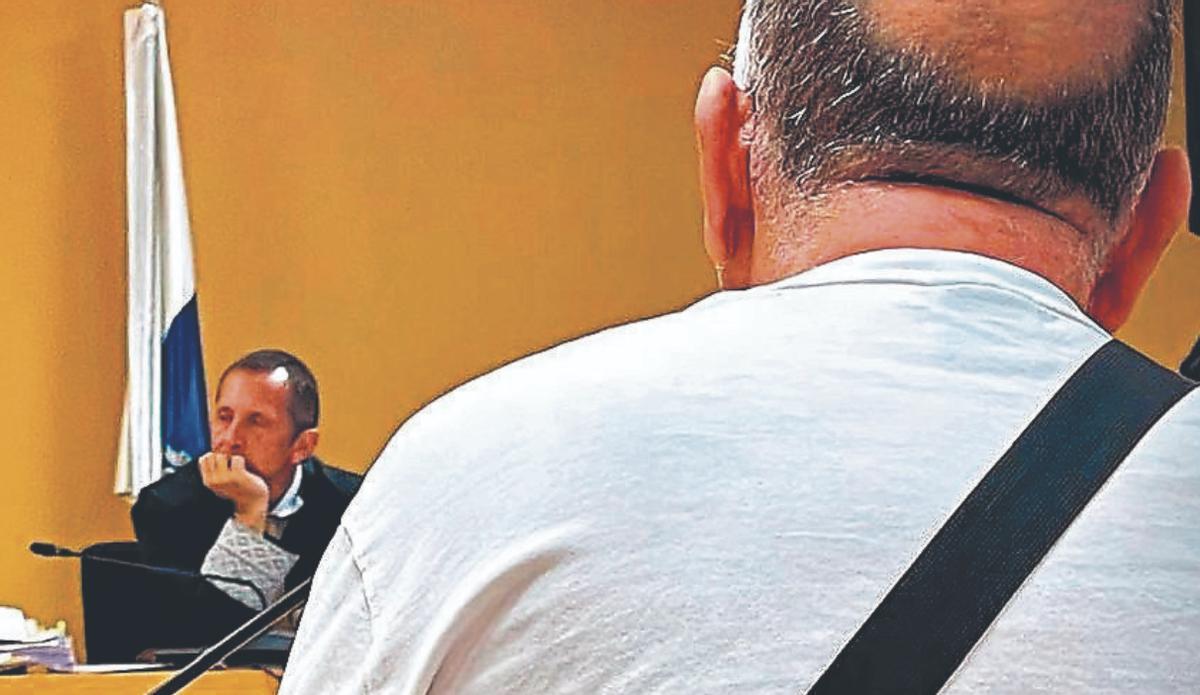 El jefe de sala del restaurante, durante su declaración en el juicio.