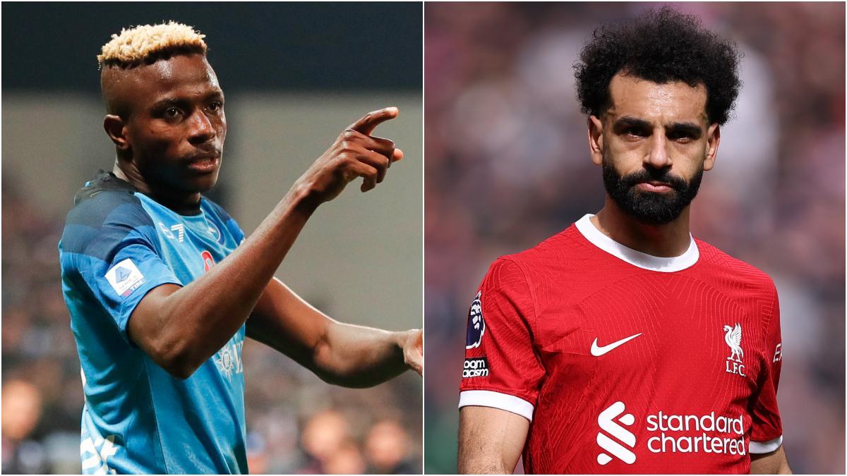 Osimhen y Salah, opciones importantes para la delantera del PSG