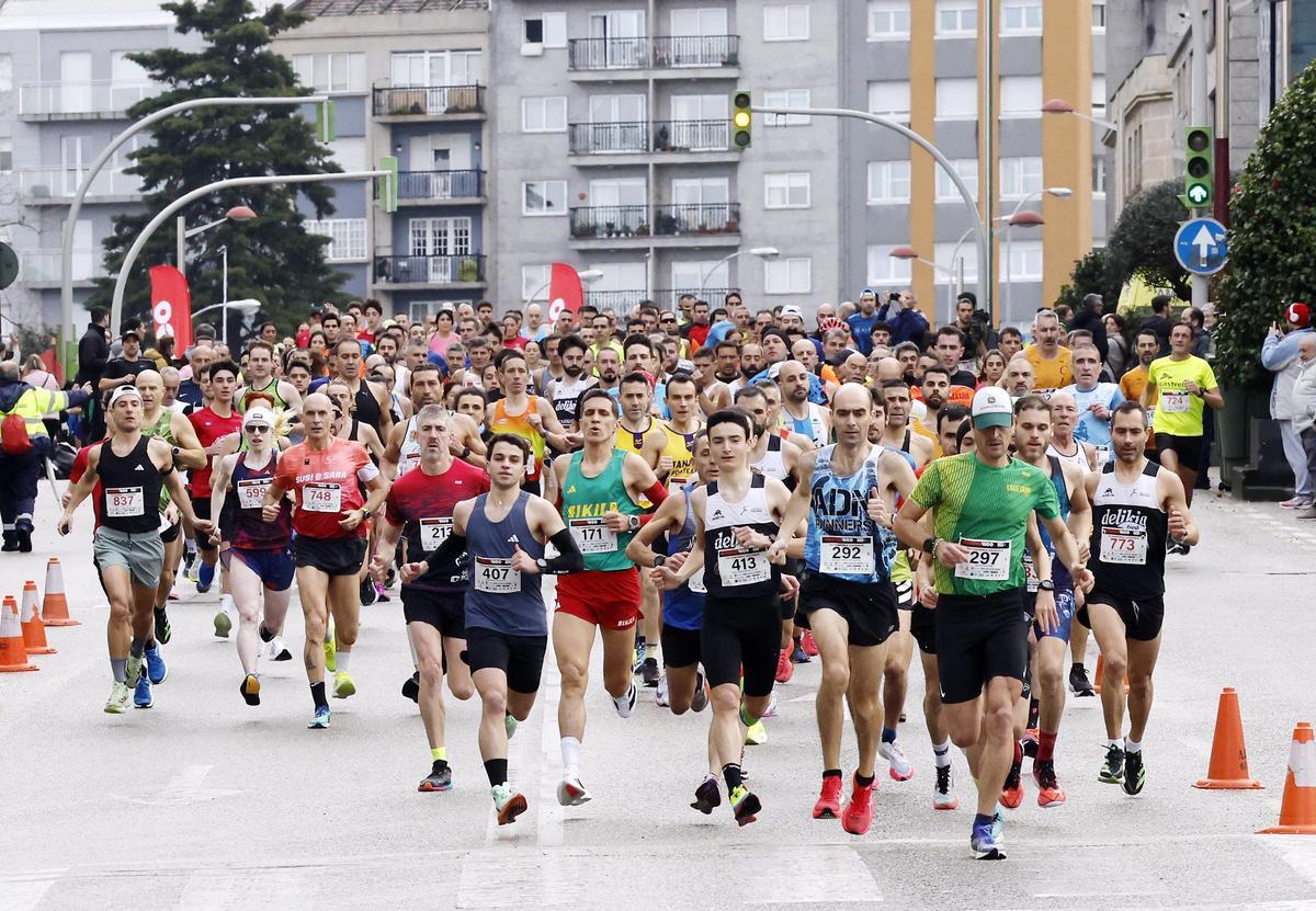 Carrera del Run Run Vigo en O Calvario.