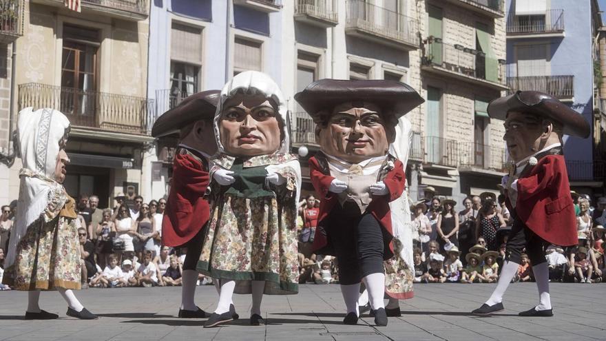 La imatgeria ha generat una gran expectació durant el diumenge de Festa Major de Manresa