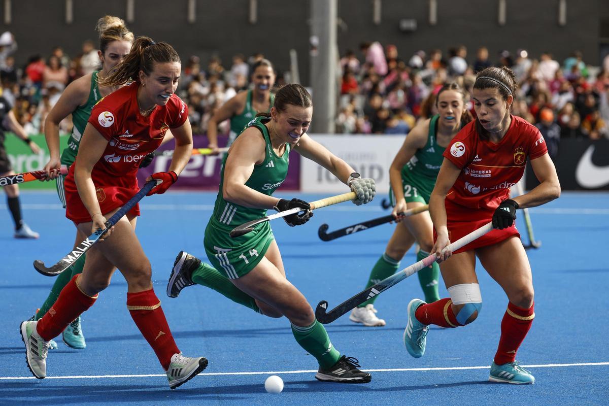 España se enfrenta a Irlanda en la primera semifinal del Preolímpico de hockey hierba