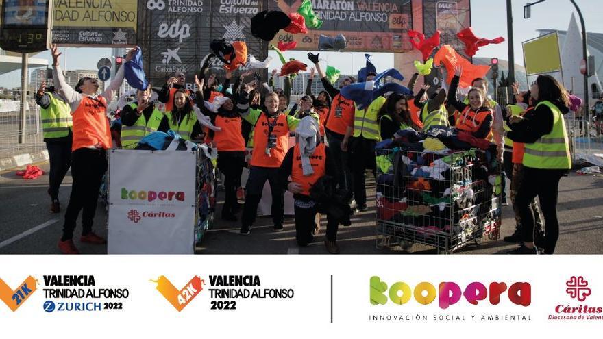 Medio Maratón y Maratón Valencia colaborarán con Koopera Cáritas