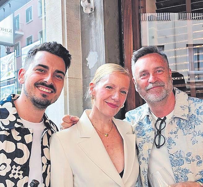Nuno Andrew, Anuska Menendez y Carlos López.