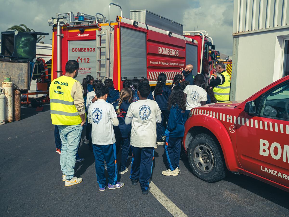 Jornadas educativas por el 35º aniversario de los bomberos de Lanzarote