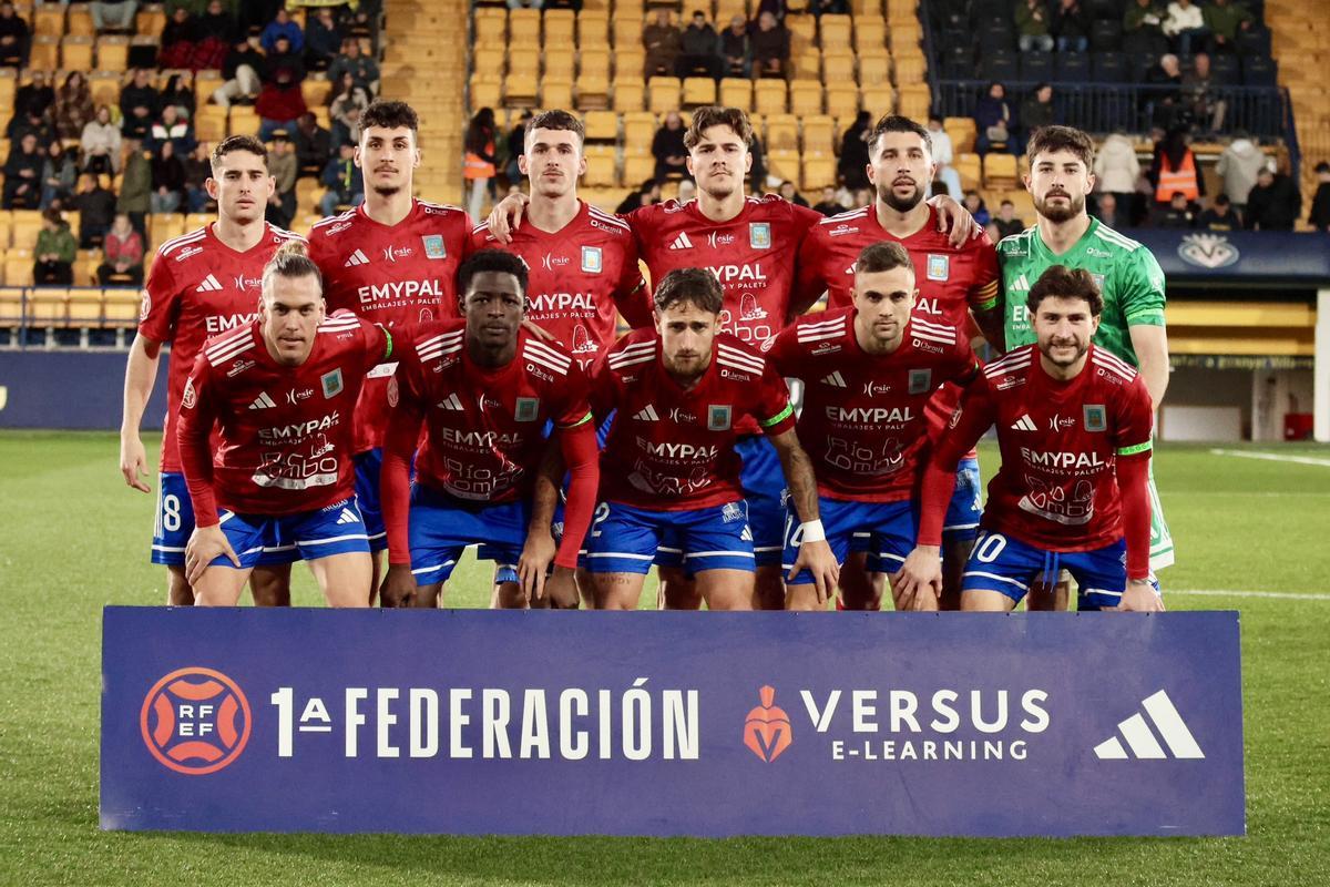 Once inicial del Tarazona en su último partido
