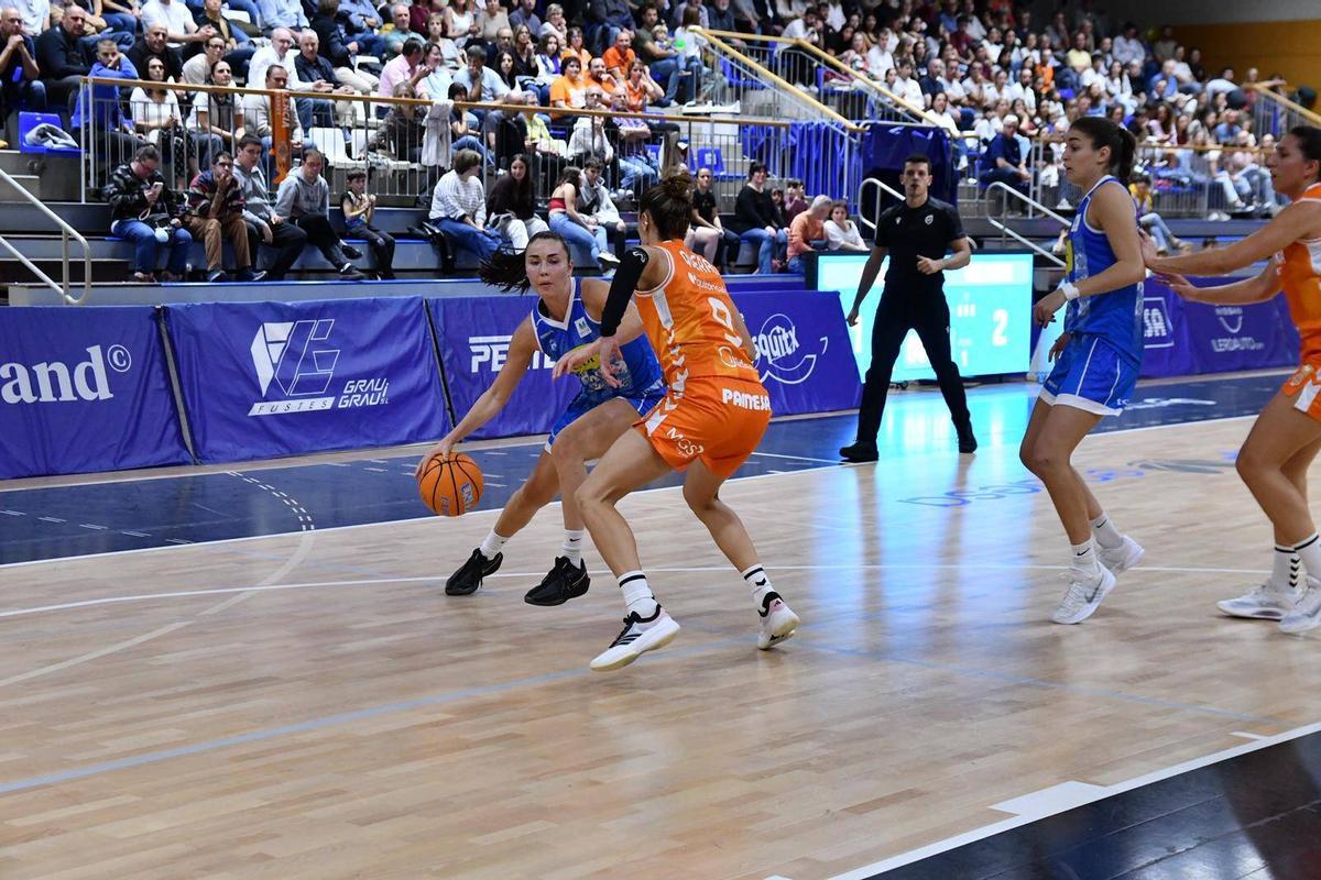 Shaylee Gonzales, durant un partit contra el València