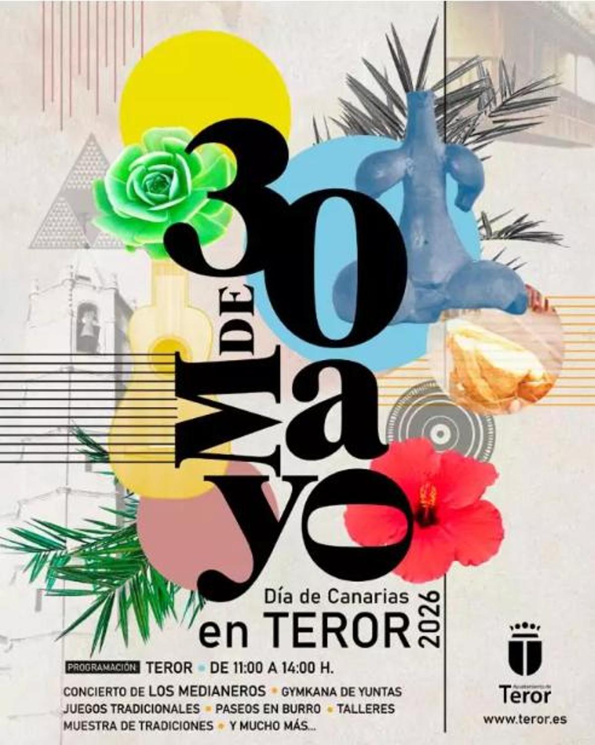 Cartel Día de Canarias en Teror 2026.
