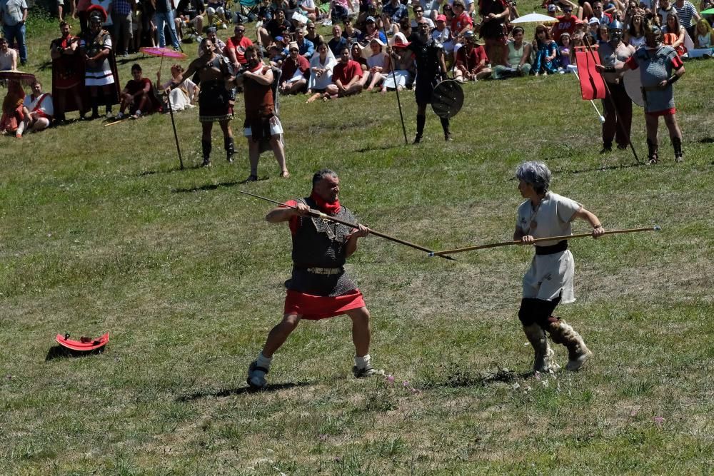 Batalla en la fiesta Astur romana en Carabanzo