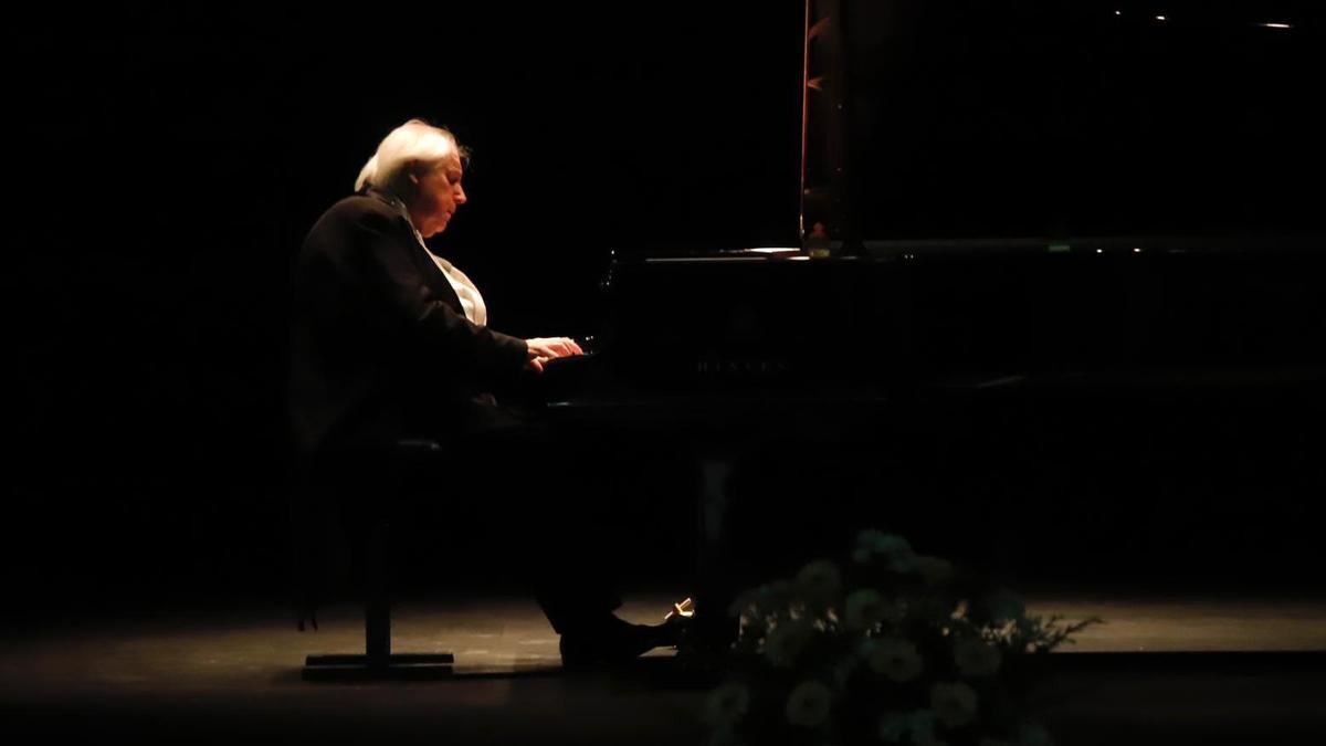 Grigory Sokolov, en el concierto celebrado este lunes dentro del XX Festival de Piano Rafael Orozco.