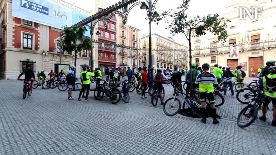 Alcoy promociona la movilidad sostenible con la inauguración de una ruta BTT