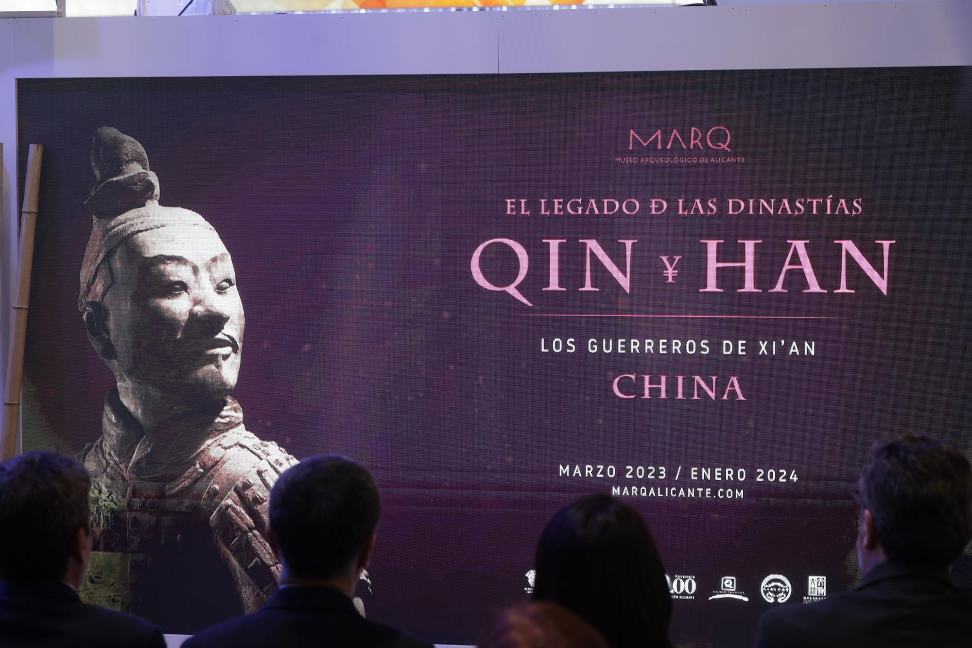 Presentación de la exposición en el MARQ de los guerreros de Xian en Fitur