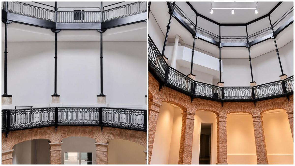 Imagen del interior de la Gallera en su estado actual, antes de la instalación artística de La Gallera Art.