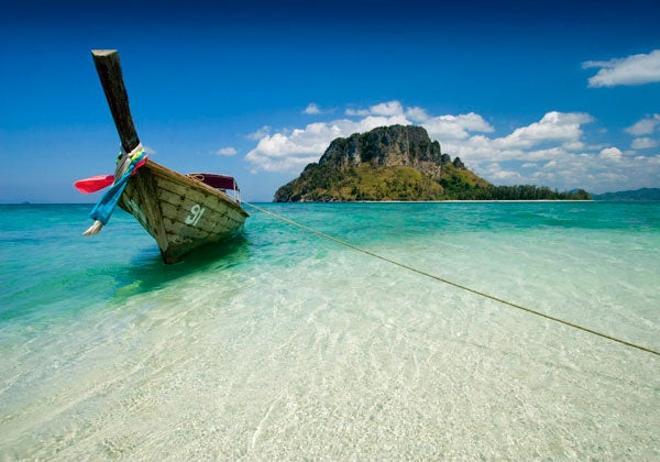 Islas de Koh Poda, frente a las costas de Krabi, en Tailandia.