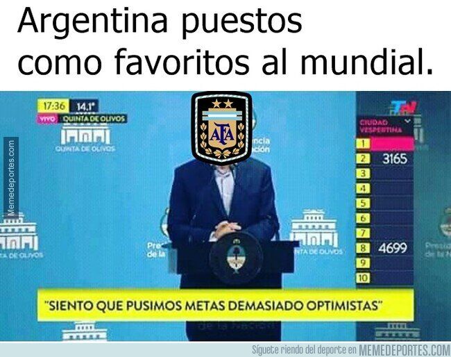 Los mejores memes del batacazo de Argentina en el Mundial