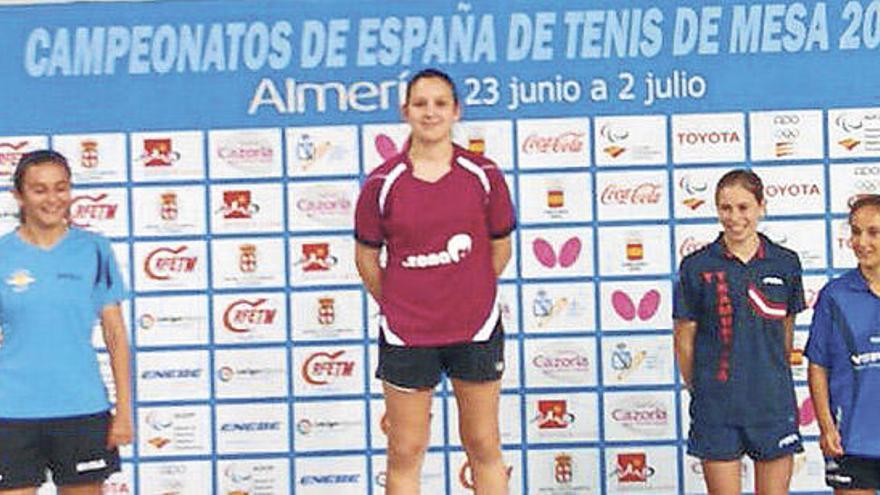 Natalia Miramontes logró la medalla de oro en Almería.