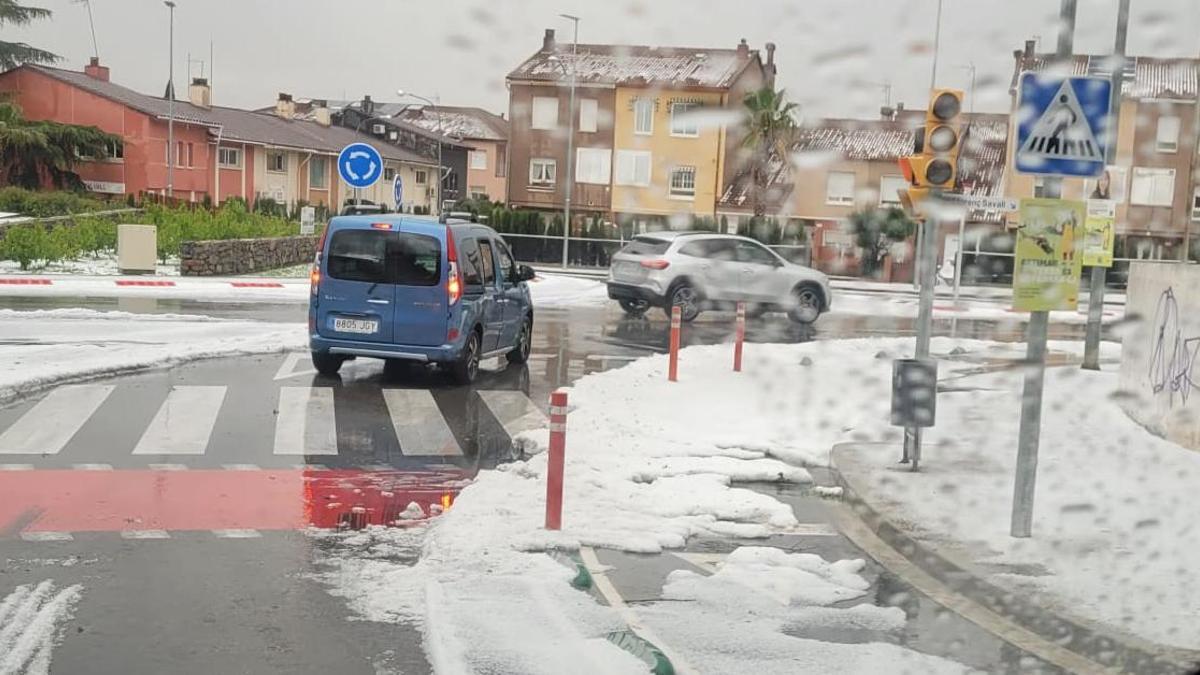 Granizo en Castellar del Vallès