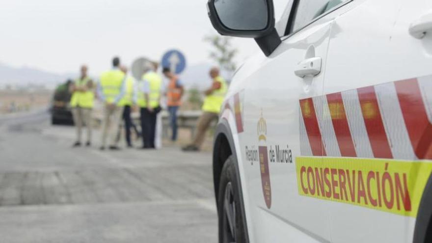 La RM-F54 sigue cortada entre Los Belones y Los Urrutias tras las lluvias