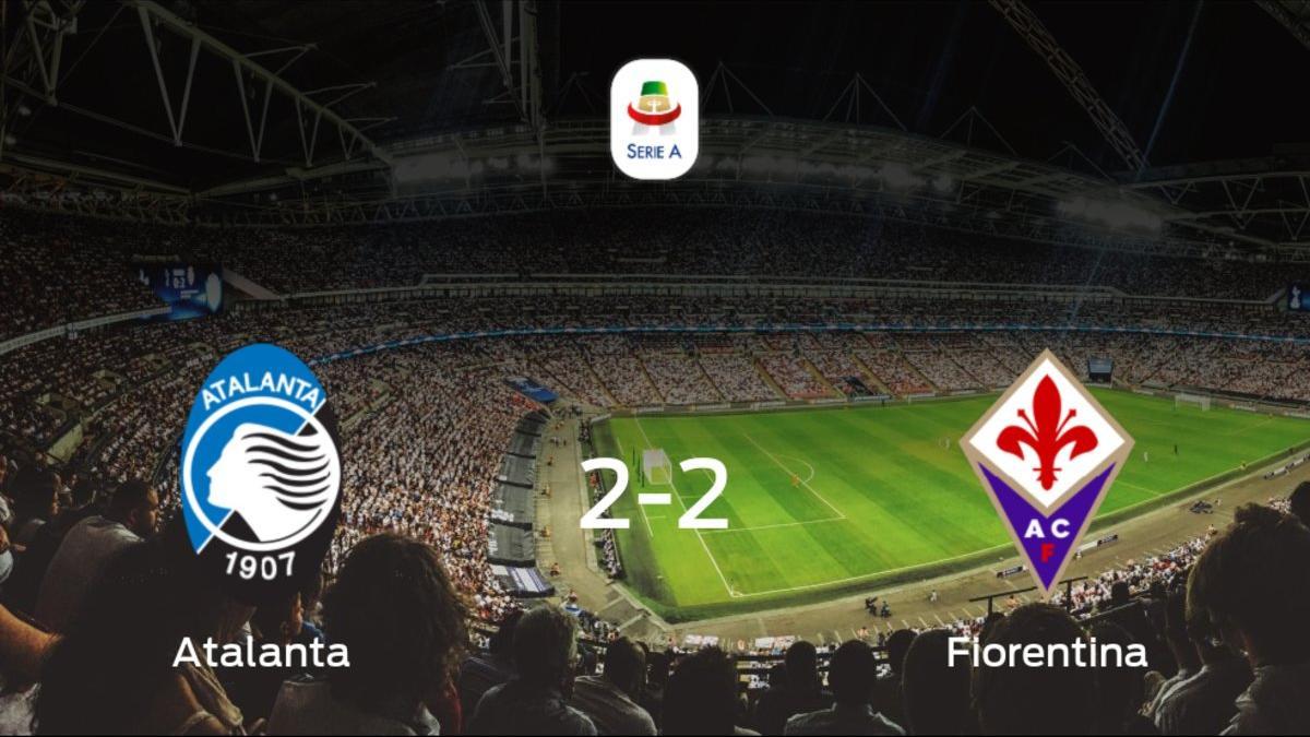 La Fiorentina saca un punto al Atalanta a domicilio (2-2)