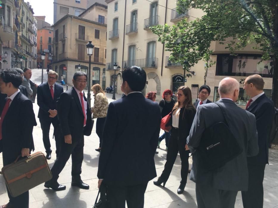 Directius japonesos, de visita a Manresa