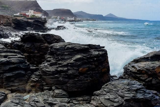 Pleamar en la zona norte de Gran Canaria